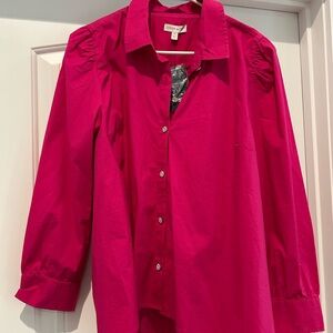 Crown Fuchsia Button-Down Shirt